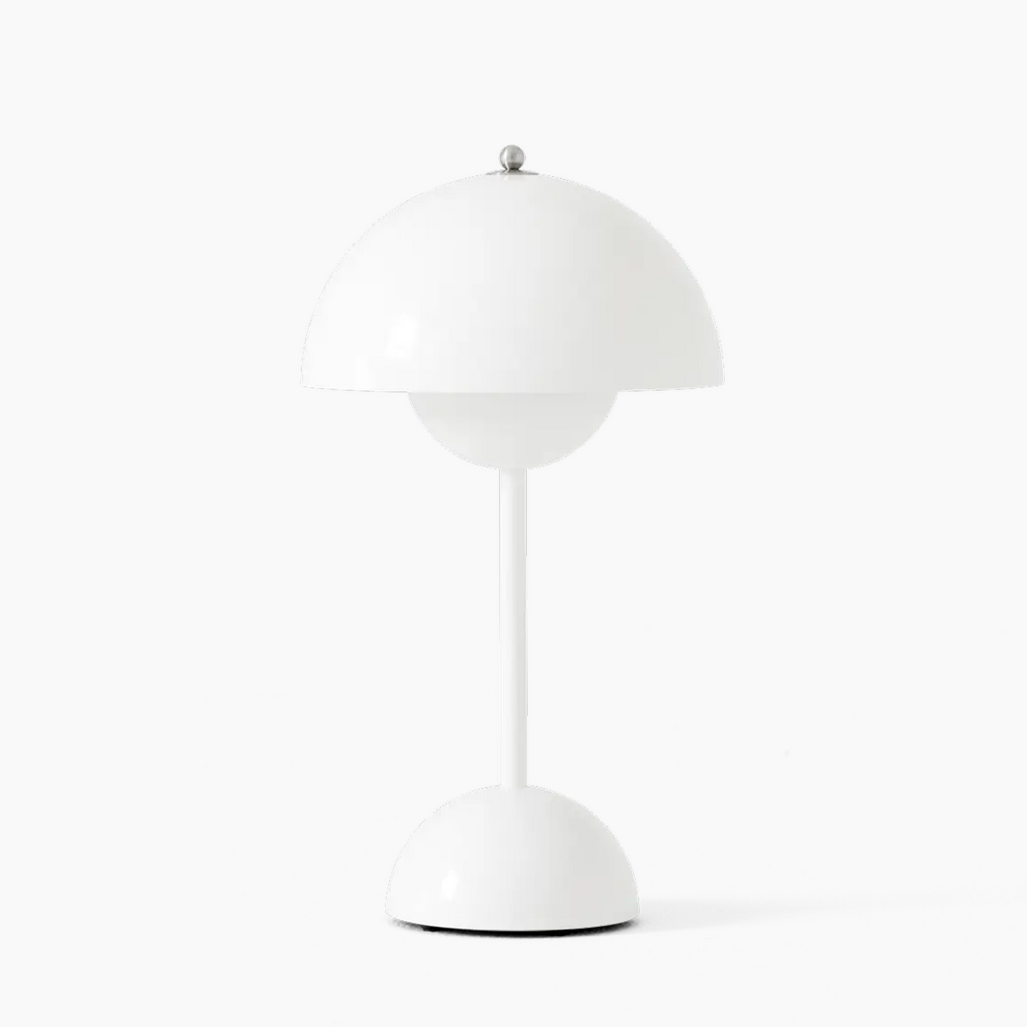 Contemporary Round Cordless LED Desk Lamp
