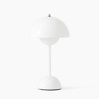 Contemporary Round Cordless LED Desk Lamp