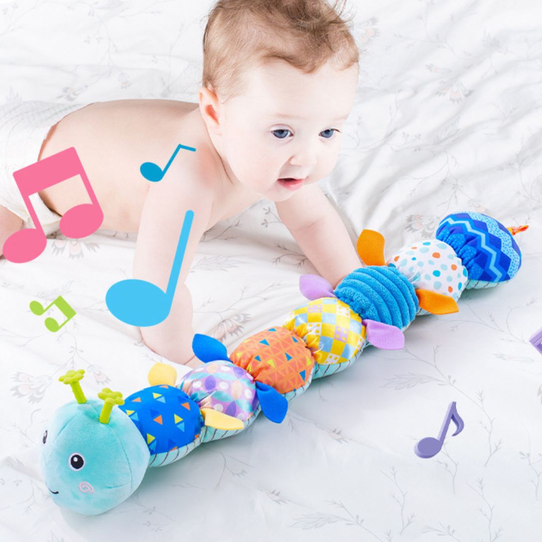 Soft Musical Plush Caterpillar Toy