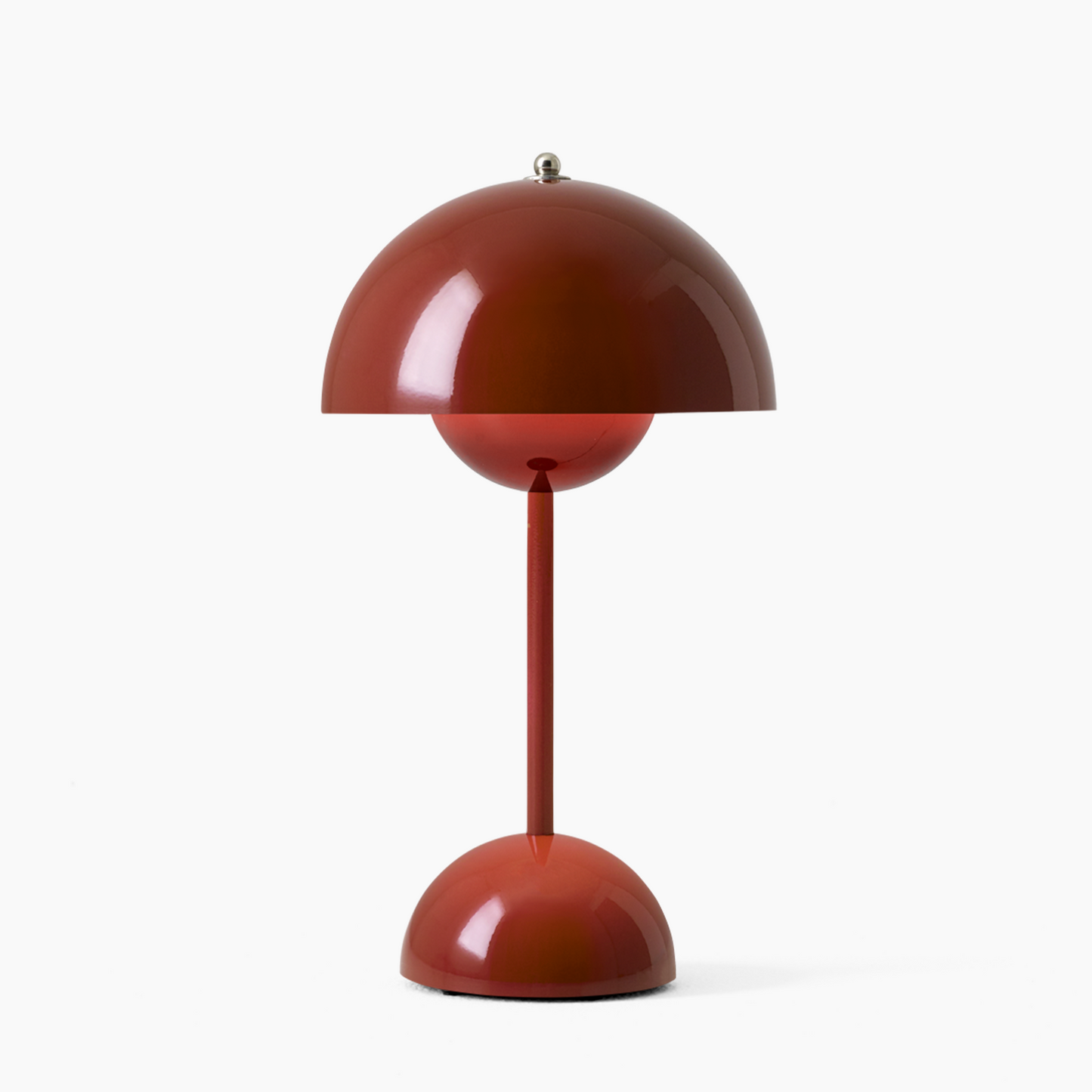 Contemporary Round Cordless LED Desk Lamp