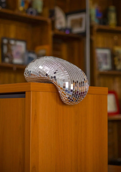 Shiny Disco Ball Wall Hanging – Sparkly Decorative Art