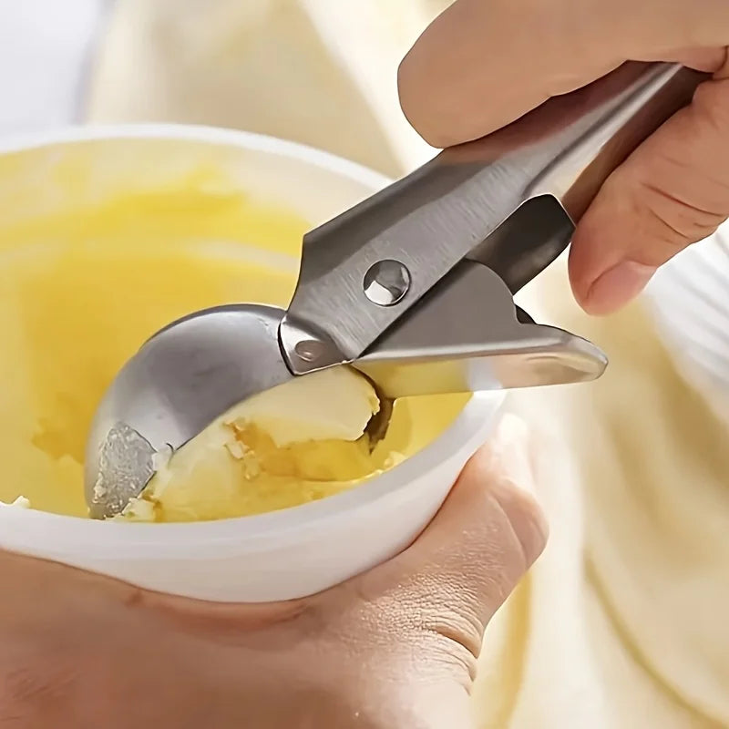 Premium Ice Cream Scoop Stainless Steel Spoon