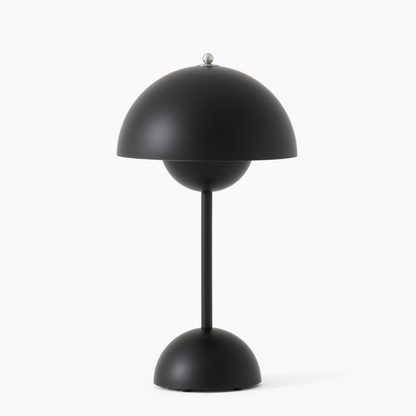 Contemporary Round Cordless LED Desk Lamp