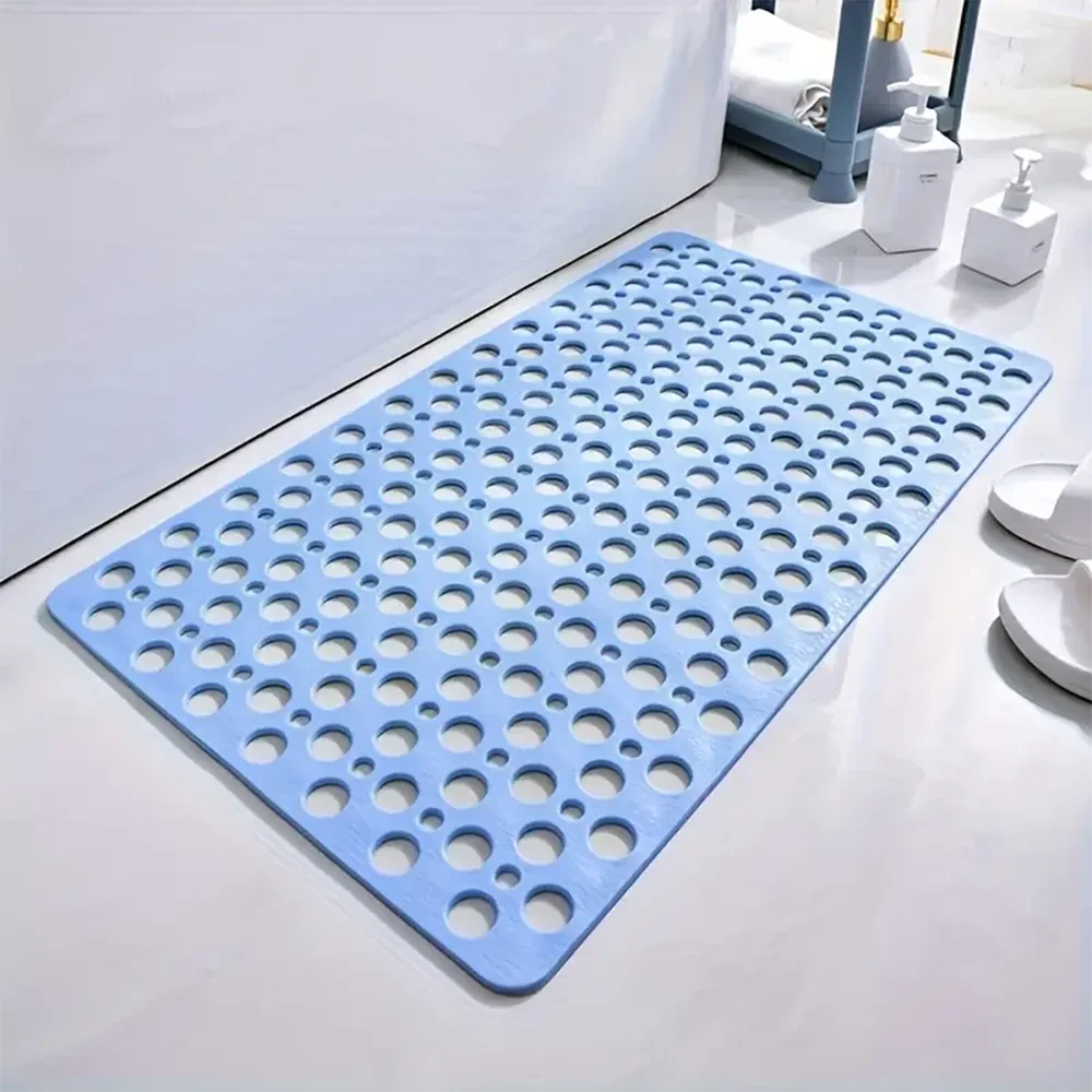 Secure Bathroom Shower Mat with Slip Resistant Bottom