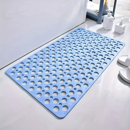 Secure Bathroom Shower Mat with Slip Resistant Bottom