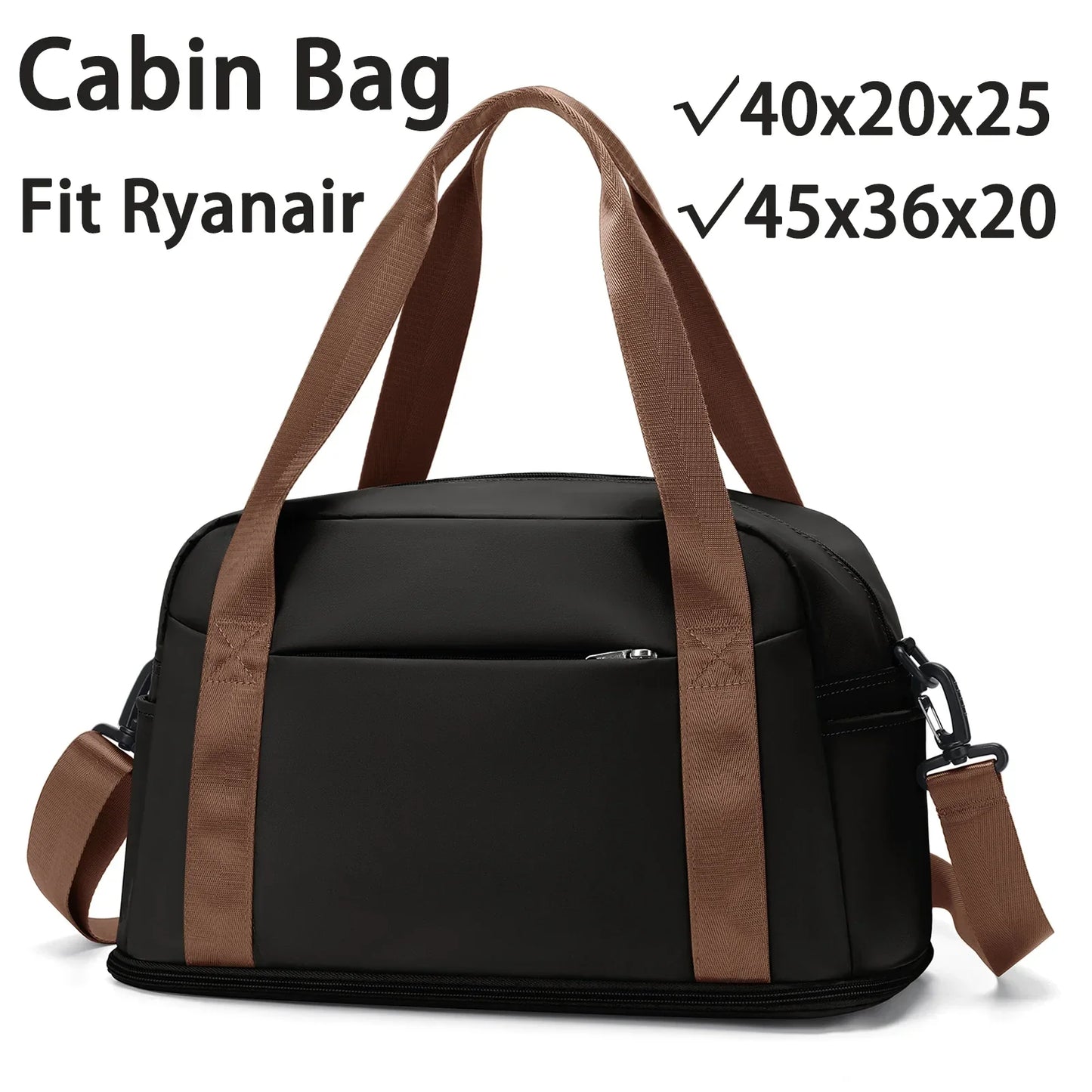 Compact Lightweight Carry On Travel Bag