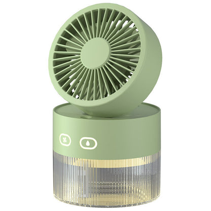 Portable Compact USB Mist Fan with Light - Fesara