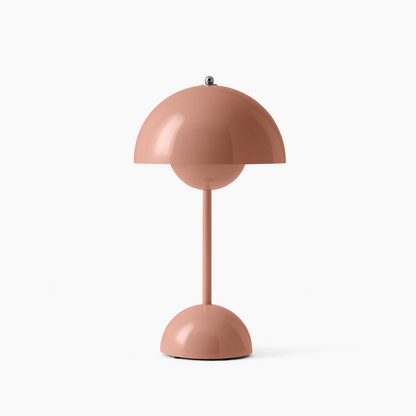 Contemporary Round Cordless LED Desk Lamp