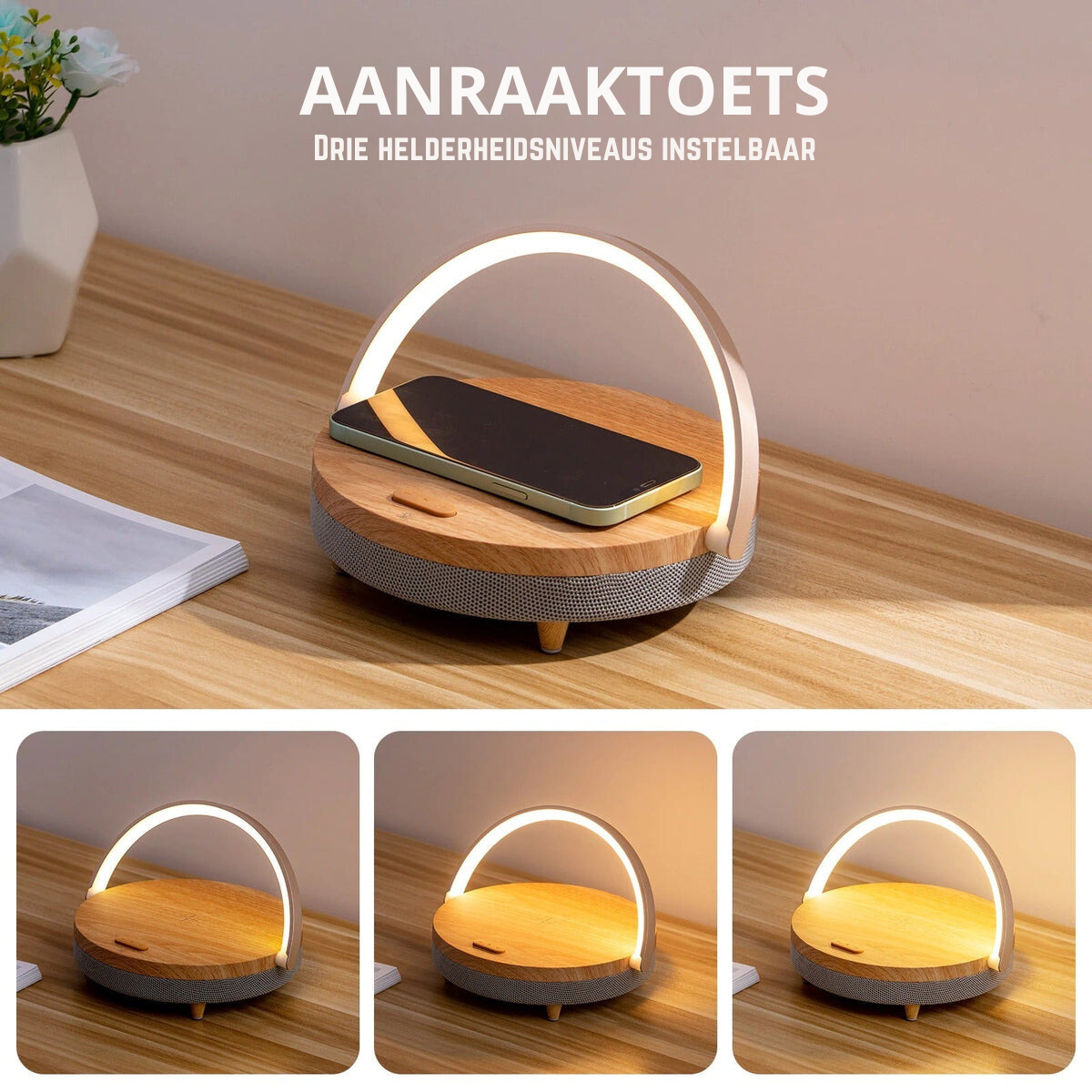 Multifunctional LED Desk Lamp with Speaker and Charger
