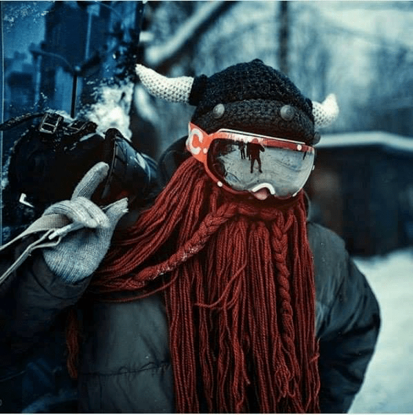 Warm Viking Winter Beanie Hat - Fesara