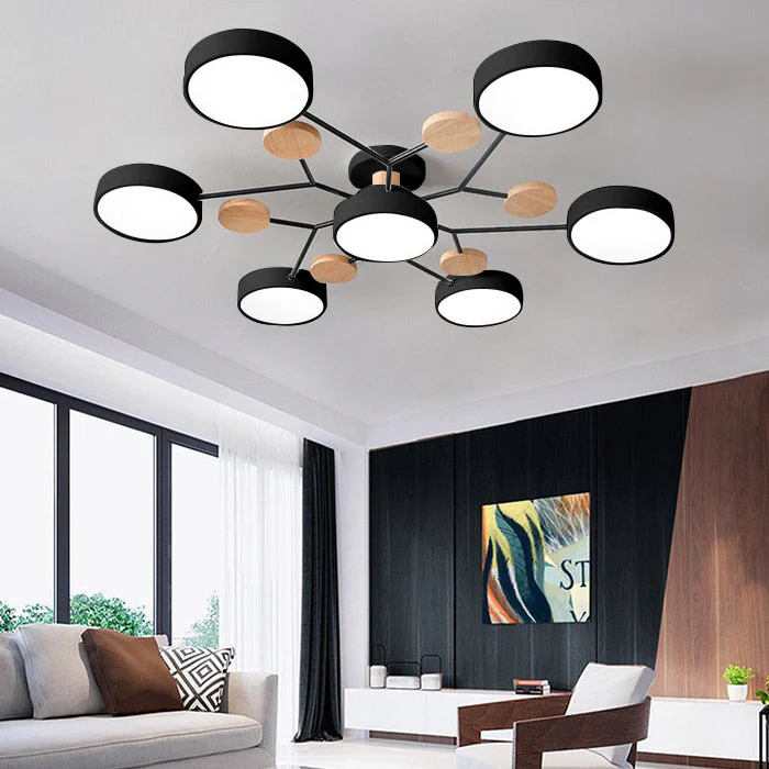 Sleek LED Ceiling Fixture Home Lighting