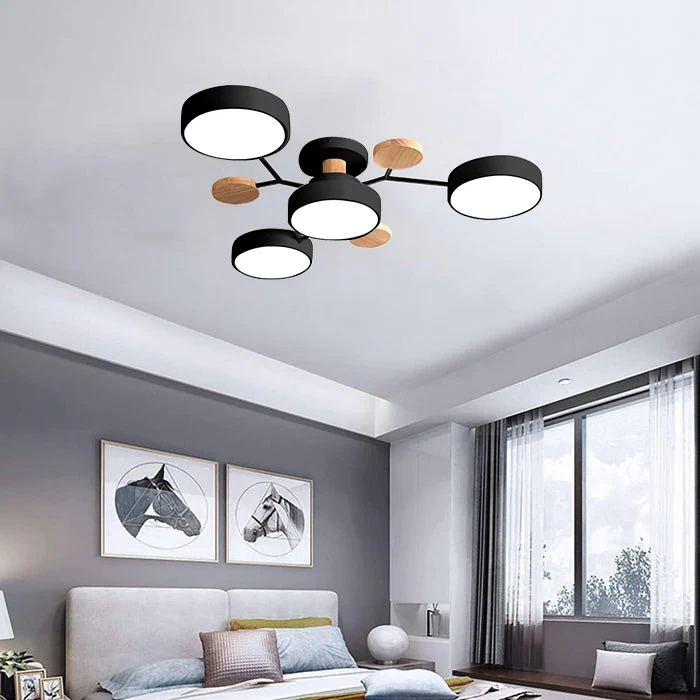 Sleek LED Ceiling Fixture Home Lighting