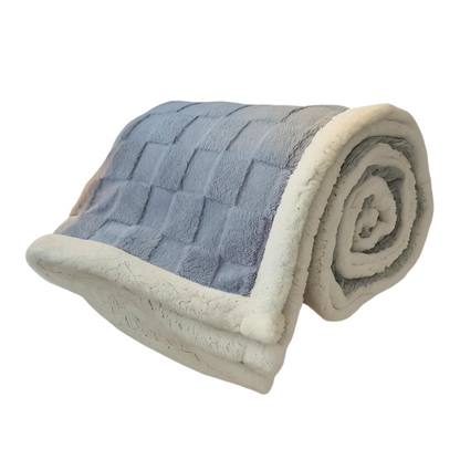 Plush Fesara Fleece Throw Blanket