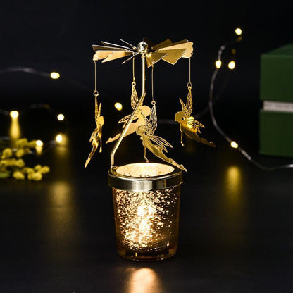Rotating Metal Candle Holders - Fesara