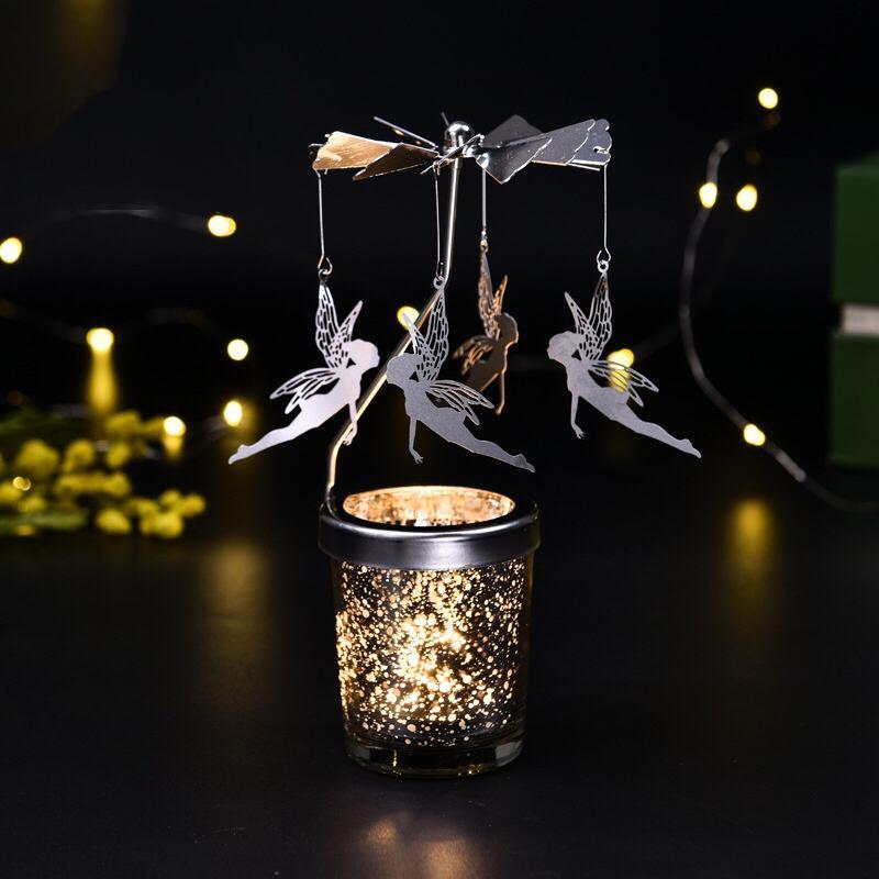 Rotating Metal Candle Holders