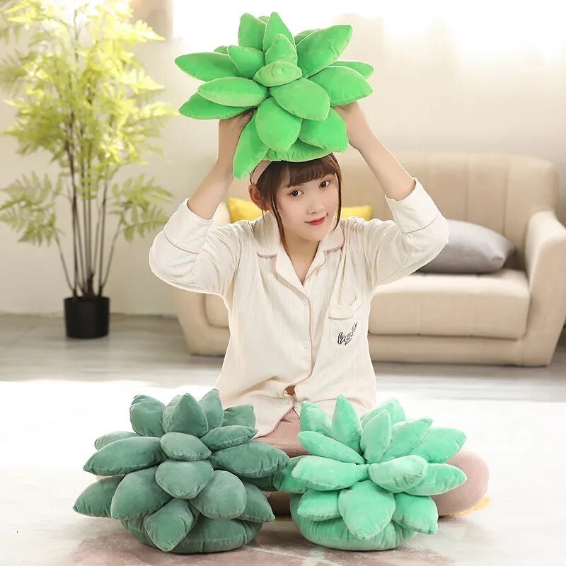 Soft Succulent Plant Throw Blanket