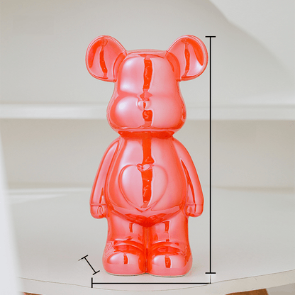 Cute Teddy Bear Figurine for Home Decor