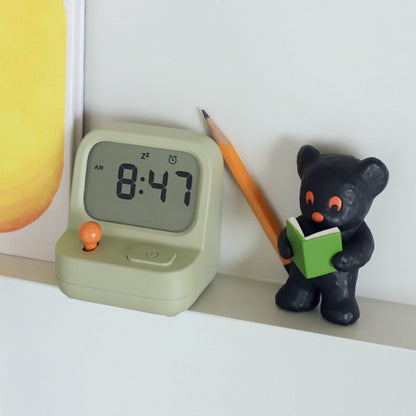 Retro Style Gaming Console With Alarm Clock