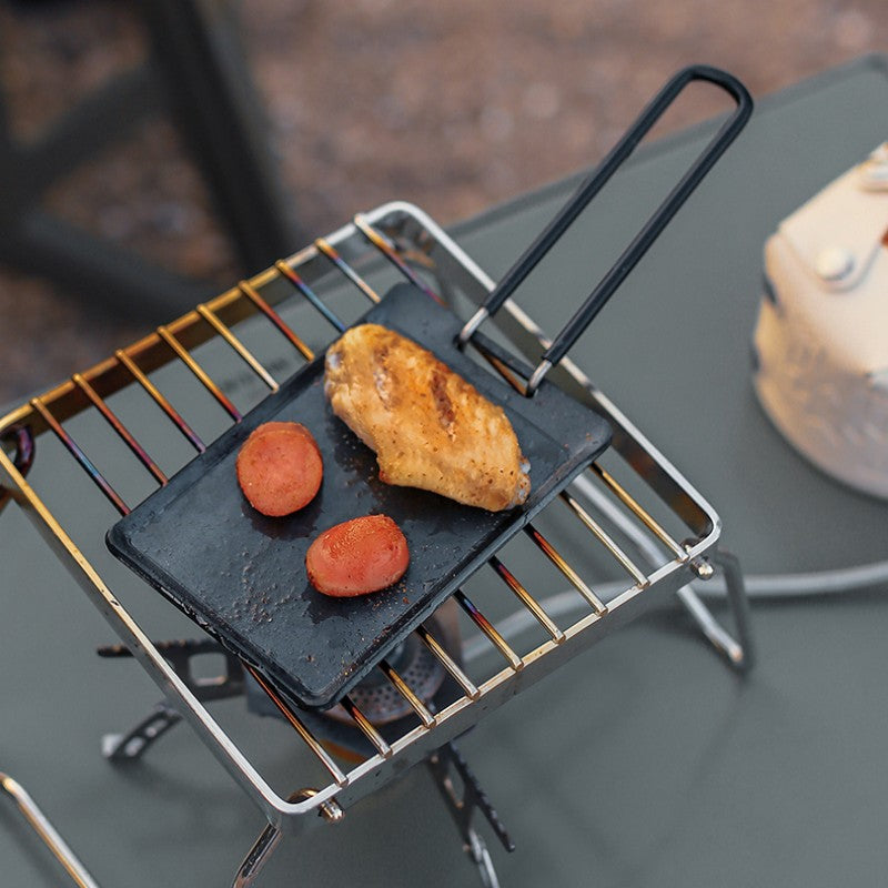 Compact Lightweight Non-Stick Camping Grill Pan