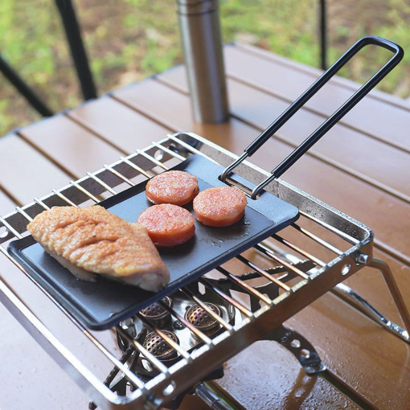 Compact Lightweight Non-Stick Camping Grill Pan - Fesara