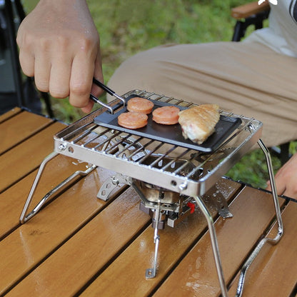 Compact Lightweight Non-Stick Camping Grill Pan