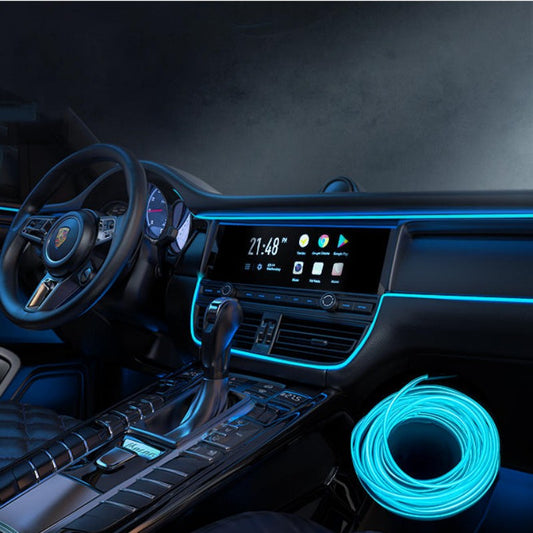 Car LED Interior Lighting Strip Kit - Fesara