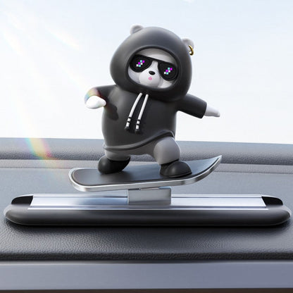 Fun Car Bear Figurine Dashboard Decoration