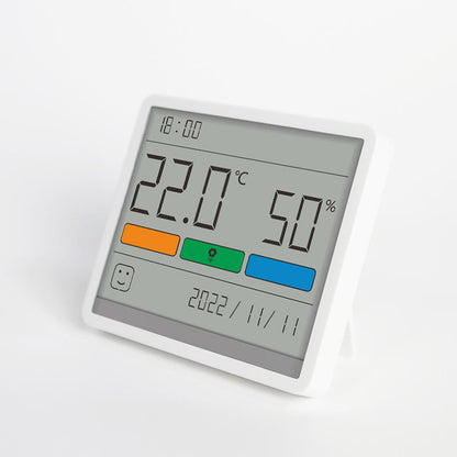 Accurate Digital Indoor Clock Thermometer Hygrometer - Fesara