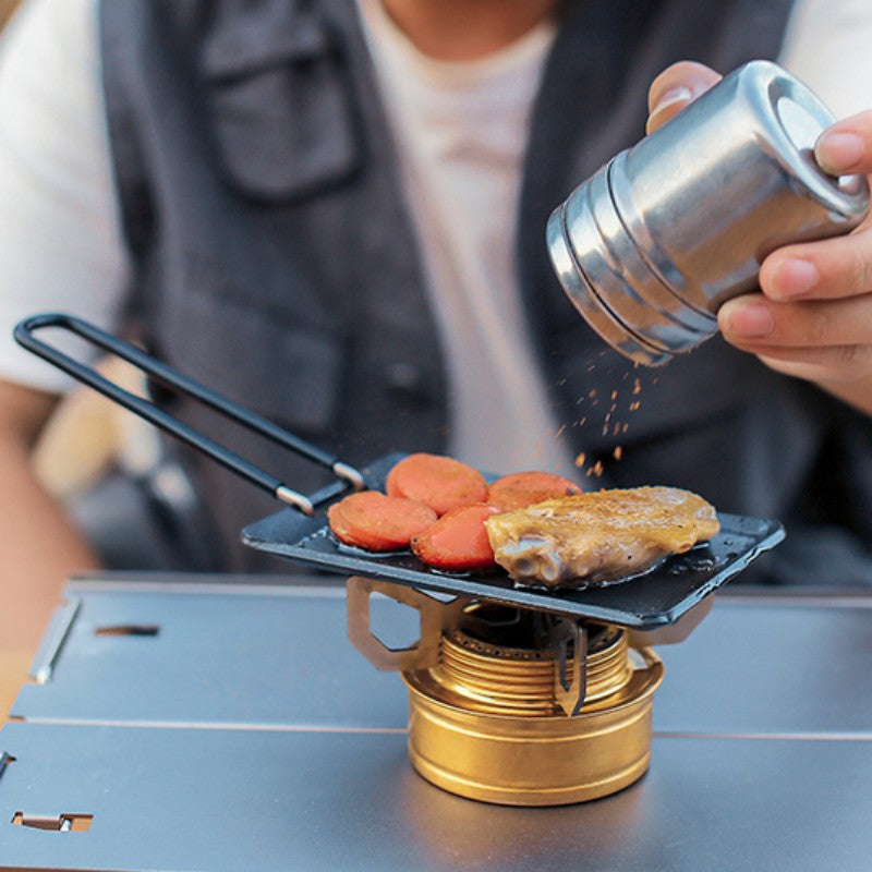 Compact Lightweight Non-Stick Camping Grill Pan