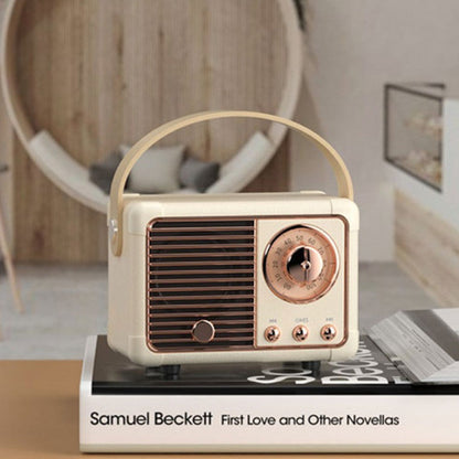 Vintage Mini Portable Bluetooth Speaker