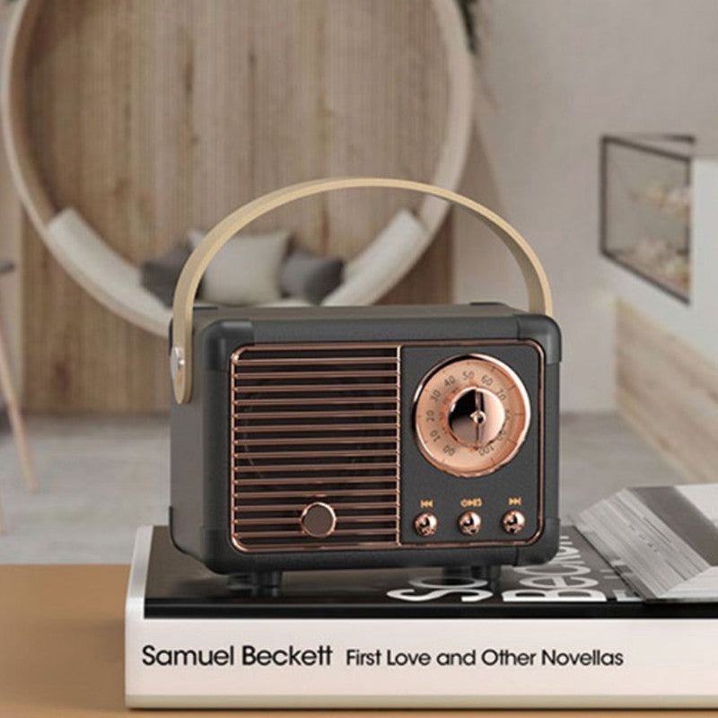 Vintage Mini Portable Bluetooth Speaker