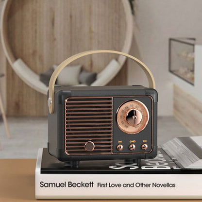 Vintage Mini Portable Bluetooth Speaker