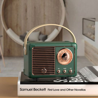 Vintage Mini Portable Bluetooth Speaker