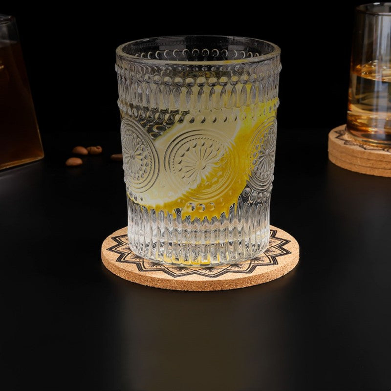 Colorful Protective Cork Coasters Set of 4