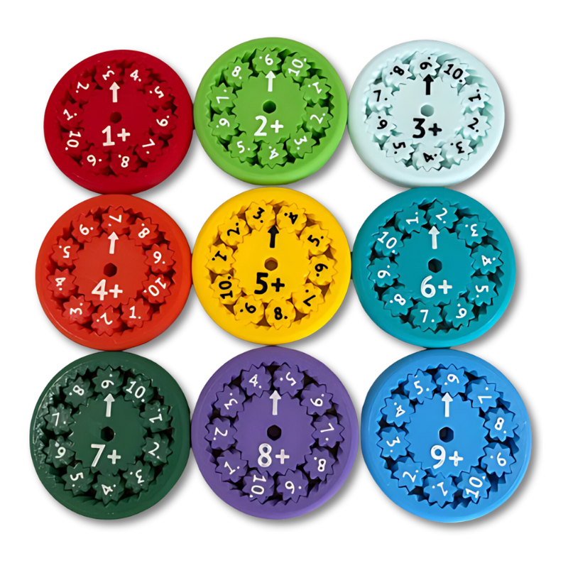 Colorful Learning Spin Math Toy - Fesara