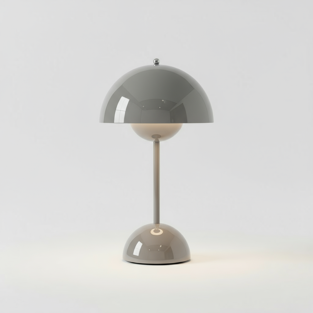 Contemporary Round Cordless LED Desk Lamp - Fesara