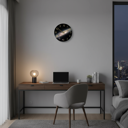Big Clear Wall Clock - Simple Classic Home Decor