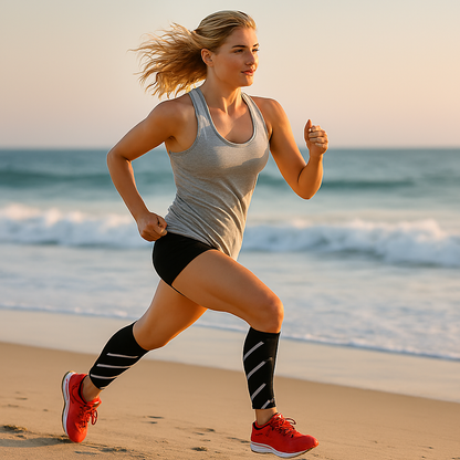 Fesara | Athletic Support Calf Socks for Running Sports