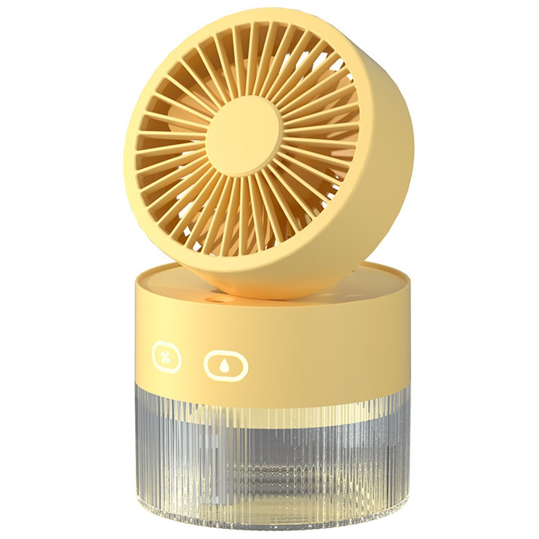 Portable Compact USB Mist Fan with Light
