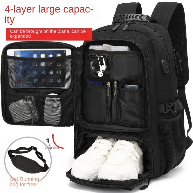 Spacious Comfortable Ultimate Travel Backpack - Fesara
