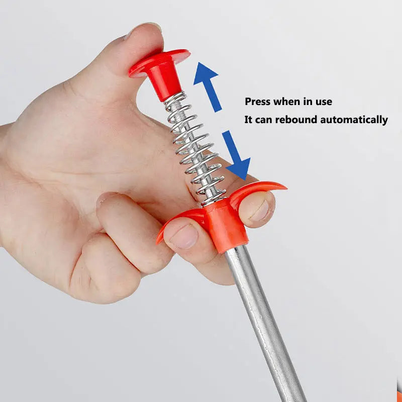 Easy Use 4-Claw Drain Cleaner Tool