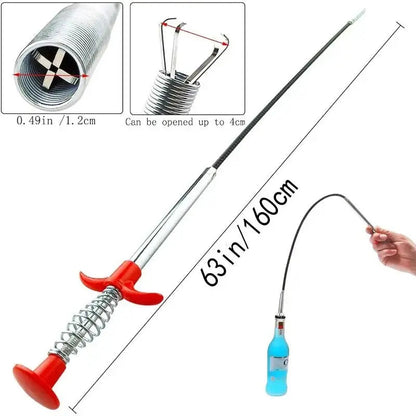 Easy Use 4-Claw Drain Cleaner Tool