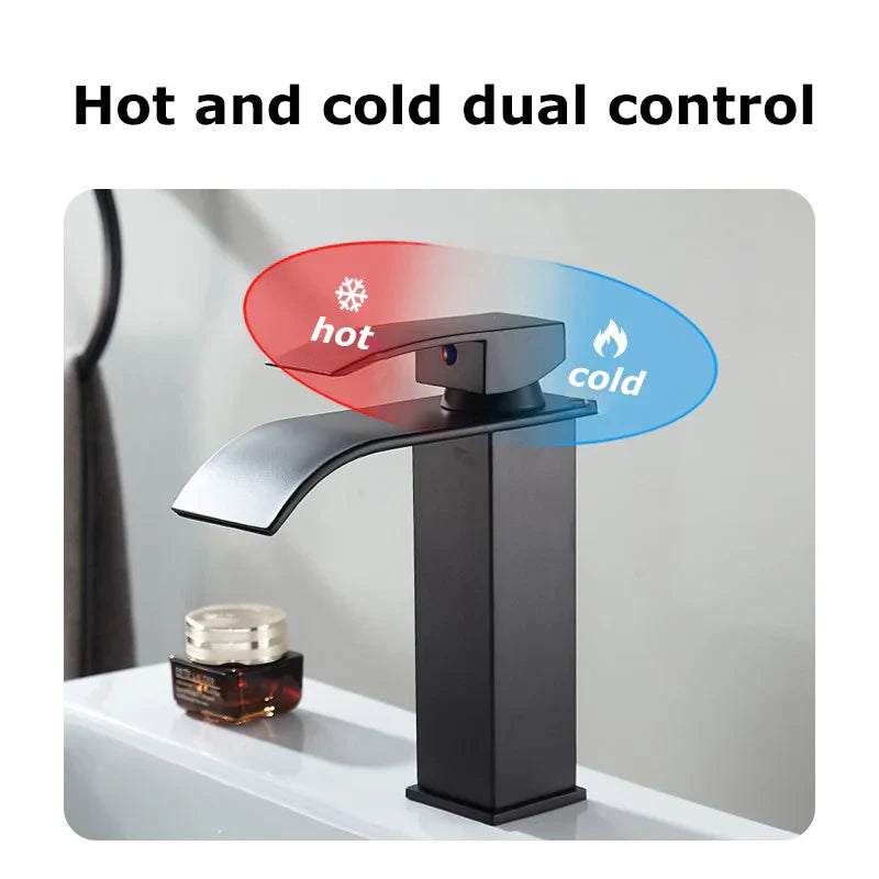 Luxury Bathroom Faucet Stainless Steel Tap