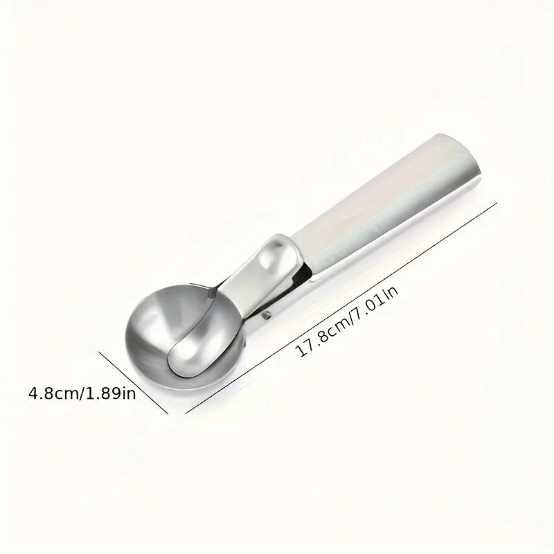 Premium Ice Cream Scoop Stainless Steel Spoon