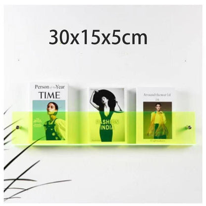 AcrylicAura | Stylish Eco-Friendly Wall Mounted Magazine Holder 38