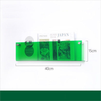 AcrylicAura | Stylish Eco-Friendly Wall Mounted Magazine Holder 39