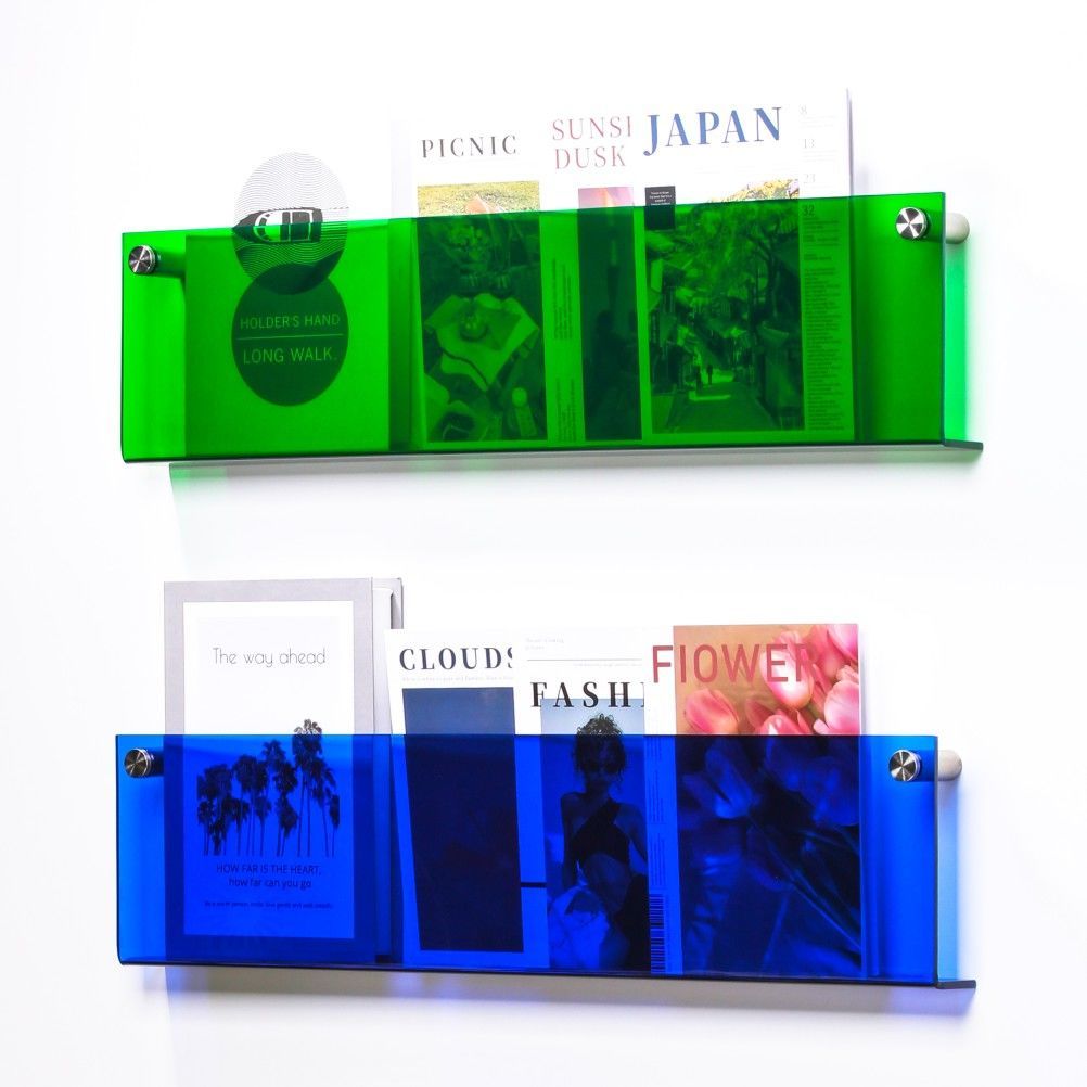 AcrylicAura | Stylish Eco-Friendly Wall Mounted Magazine Holder 6