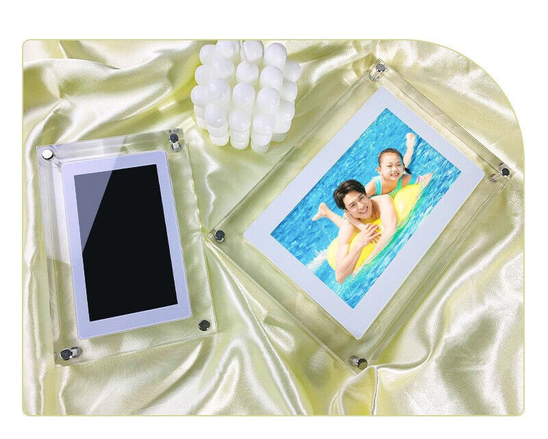 AcrylicGlow | Stylish Modern Digital Photo Frame with Video Playback 7