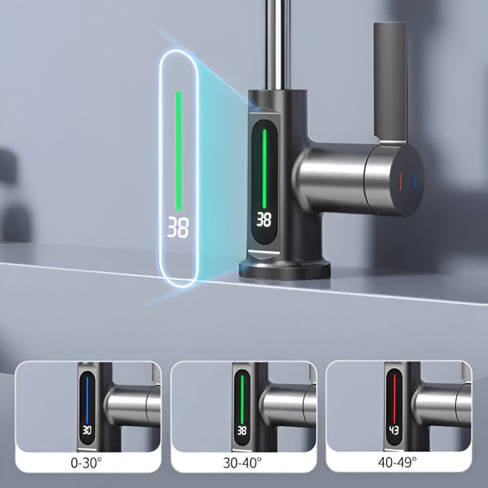 Fesara | Touch Control Kitchen Faucet with LED Temperature