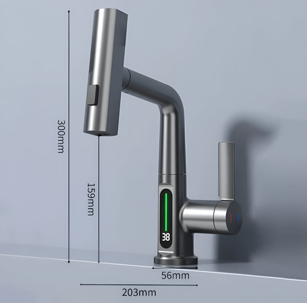 Fesara | Touch Control Kitchen Faucet with LED Temperature